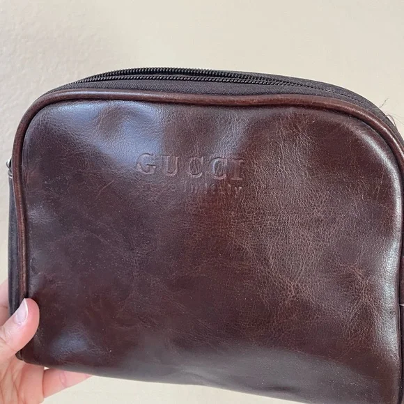 Fake Brown Leather Gucci Bag - Picture 2 of 7